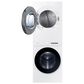 Samsung 4.6 Cu. Ft. Washer and 7.6 Cu. Ft. Gas Dryer Stack Laundry in White, , large