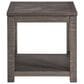 Crystal City Dexter End Table in Driftwood, , large