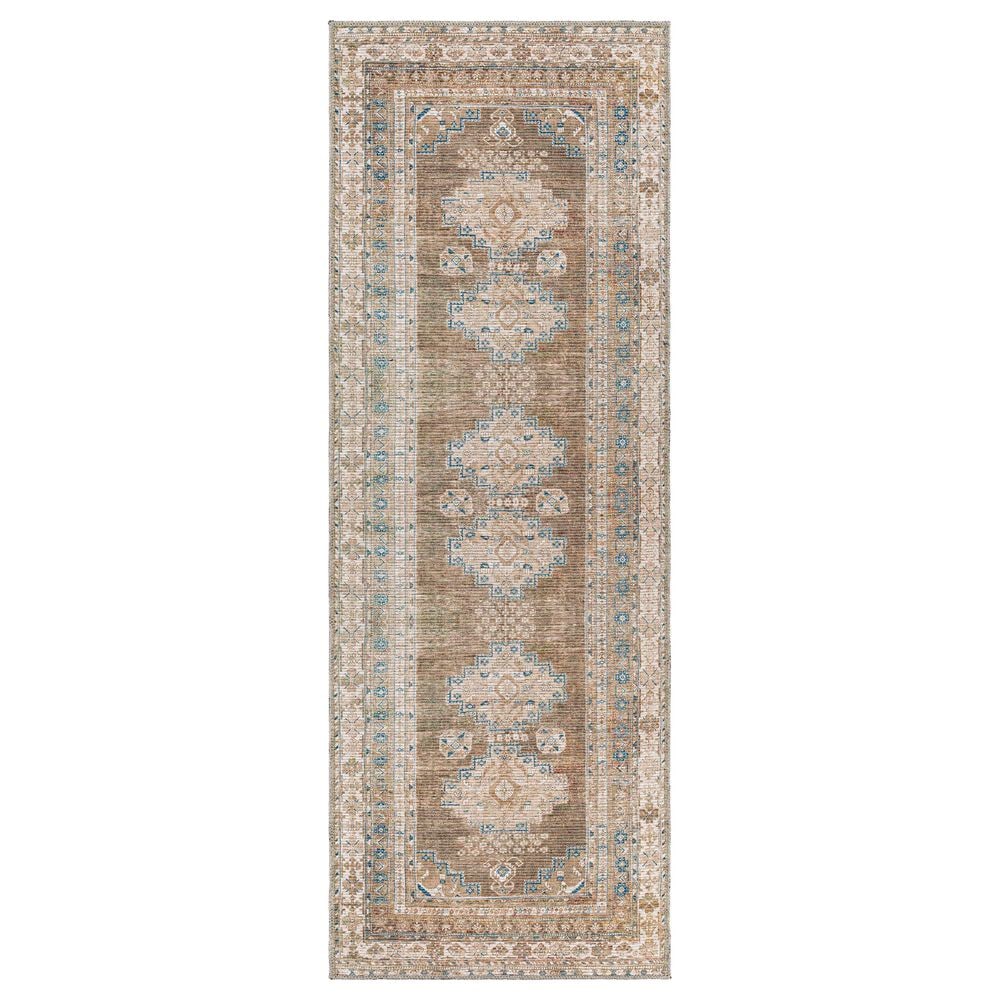 Surya Colin 2"7" x 10" Dusty Sage, Light Beige, Blue and Cream Runner, , large