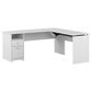 Bush Cabot 72" Sit to Stand L-Shaped Desk in White, , large