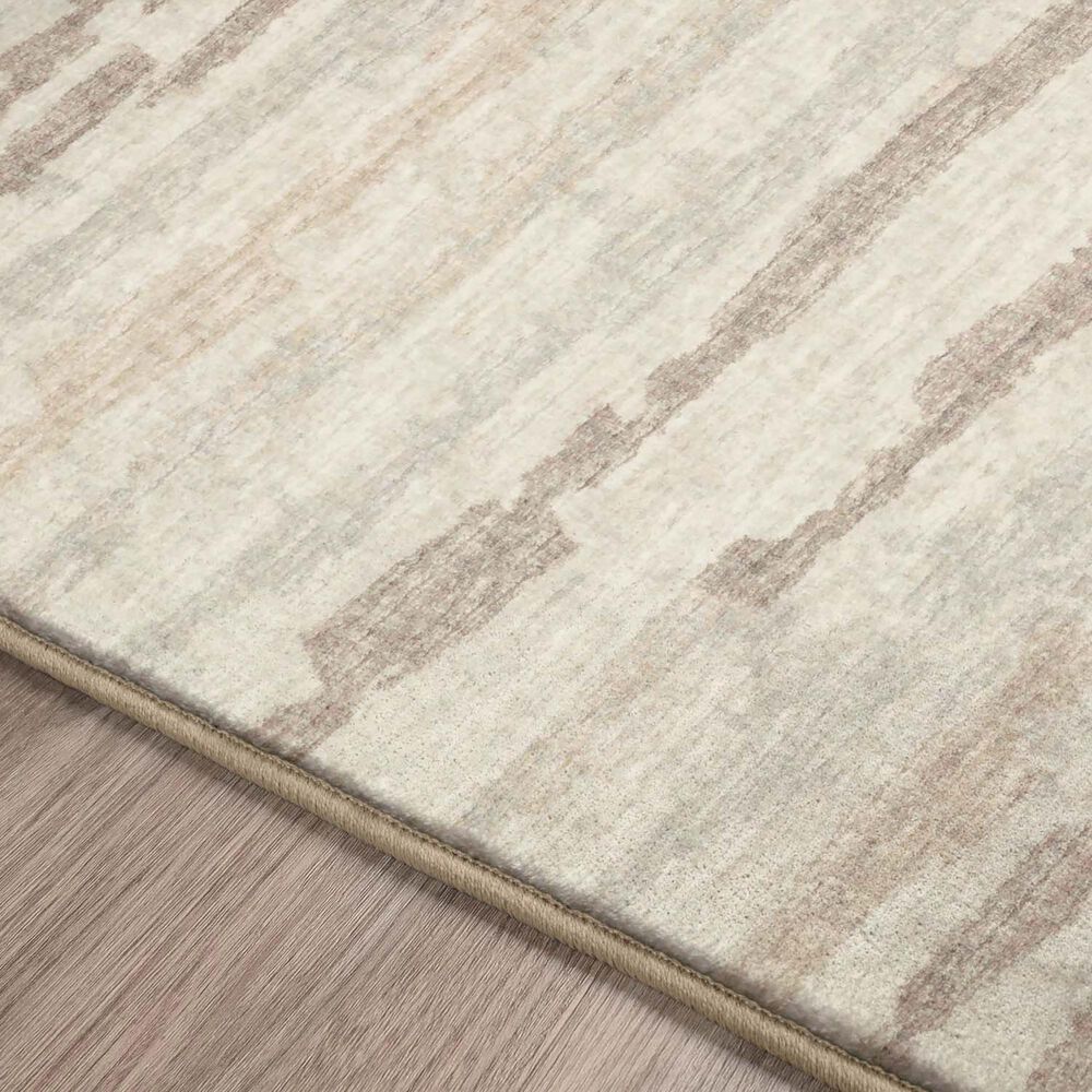 Dalyn Rug Company Brisbane Striped 1&#39;8&quot; x 2&#39;6&quot; Linen Area Rug, , large