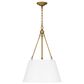 Quoizel Aberdale 4-Light Pendant in White and Gold, , large