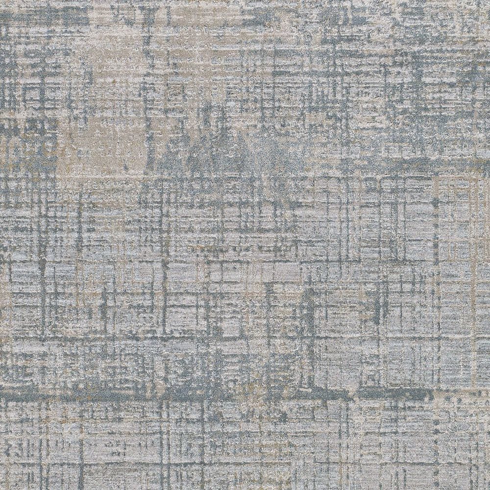 Surya Brunswick 2&#39;7&quot; x 10&#39; Sage, Gray, White and Blue Runner, , large