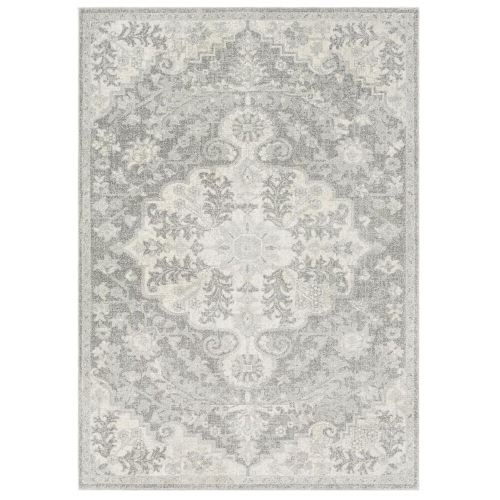 Surya Harput HAP-1071 5"3" x 7"3" Black, Gray and Charcoal Area Rug, , large