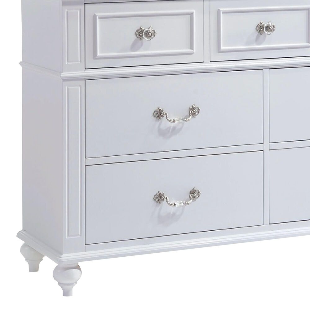 Mayberry Hill Alana 4-Piece Twin Bedroom Set in White Lacquer, , large