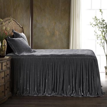 HiEnd Accents Stella 3-Piece Queen Bedspread Set in Dark Slate, , large