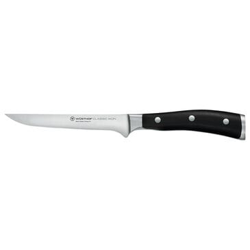 Wusthof Trident Classic Ikon 5" Boning Knife in Stainless Steel and Black, , large
