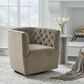 Signature Design by Ashley Hayesler Swivel Accent Chair in Cocoa, , large