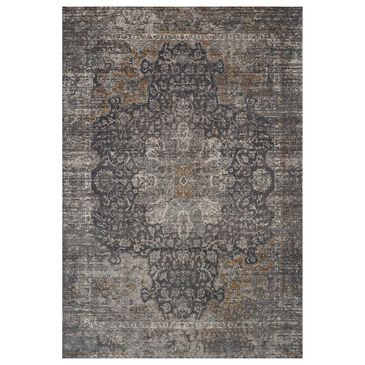 Karastan Tryst Dorset RG075-038 3" x 8" Anthracite Runner, , large