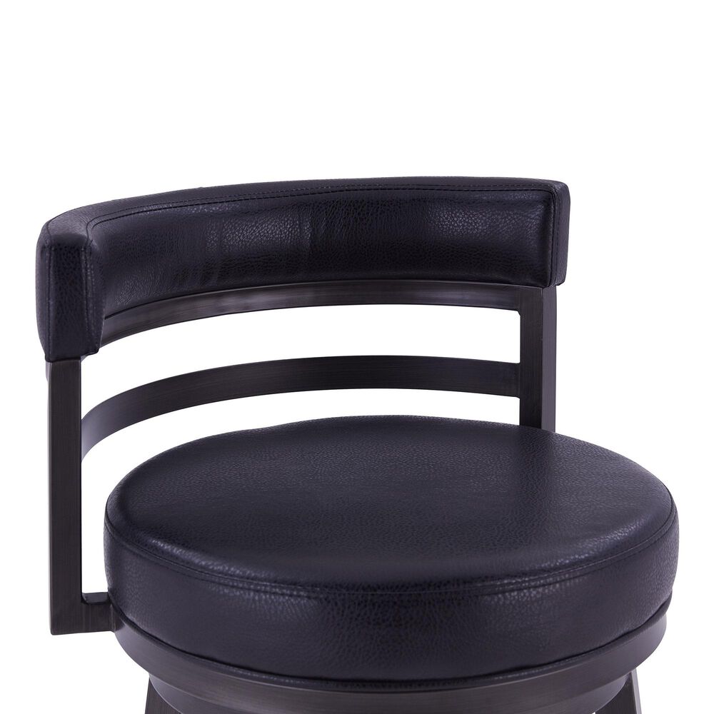 Blue River Titana 26&quot; Swivel Counter Stool with Ford Black Cushion in Mineral, , large