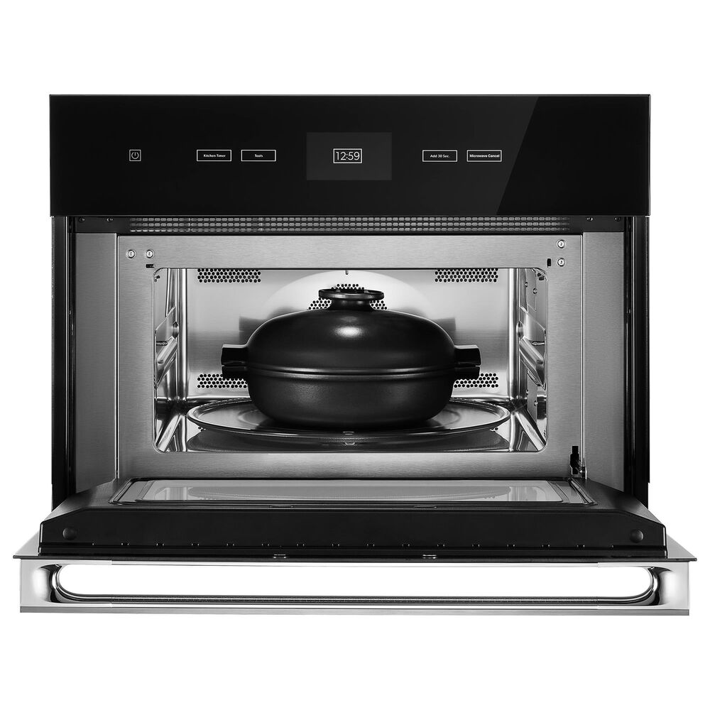 Jenn-Air Noir 27&quot; Built-In Microwave Oven with Speed-Cook in Stainless Steel and Black, , large