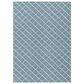 Dalyn Rug Company York 10" x 14" Sky Blue Indoor/Outdoor Area Rug, , large