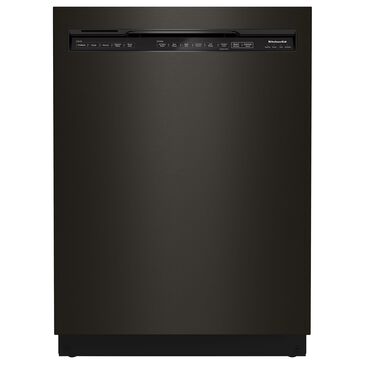 KitchenAid 24" Built-In Pocket Handle Dishwasher with FreeFlex 3rd Rack and Front Control in Black Stainless Steel, , large