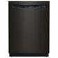 KitchenAid 24" Built-In Pocket Handle Dishwasher with FreeFlex 3rd Rack and Front Control in Black Stainless Steel, , large