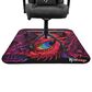 Arozzi Zona Quattro Microfiber Noise Dampening and Scratch Protection Anti-Slip Chair Mat in Crawling Chaos, , large