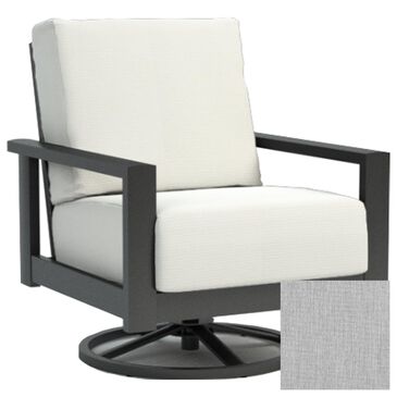 Homecrest Elements Swivel Rocker Chat Chair in Carbon, , large