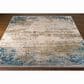 Surya Solar 3" x 5" Sky Blue, Dark Blue, Saffron, White, Gray and Charcoal Area Rug, , large