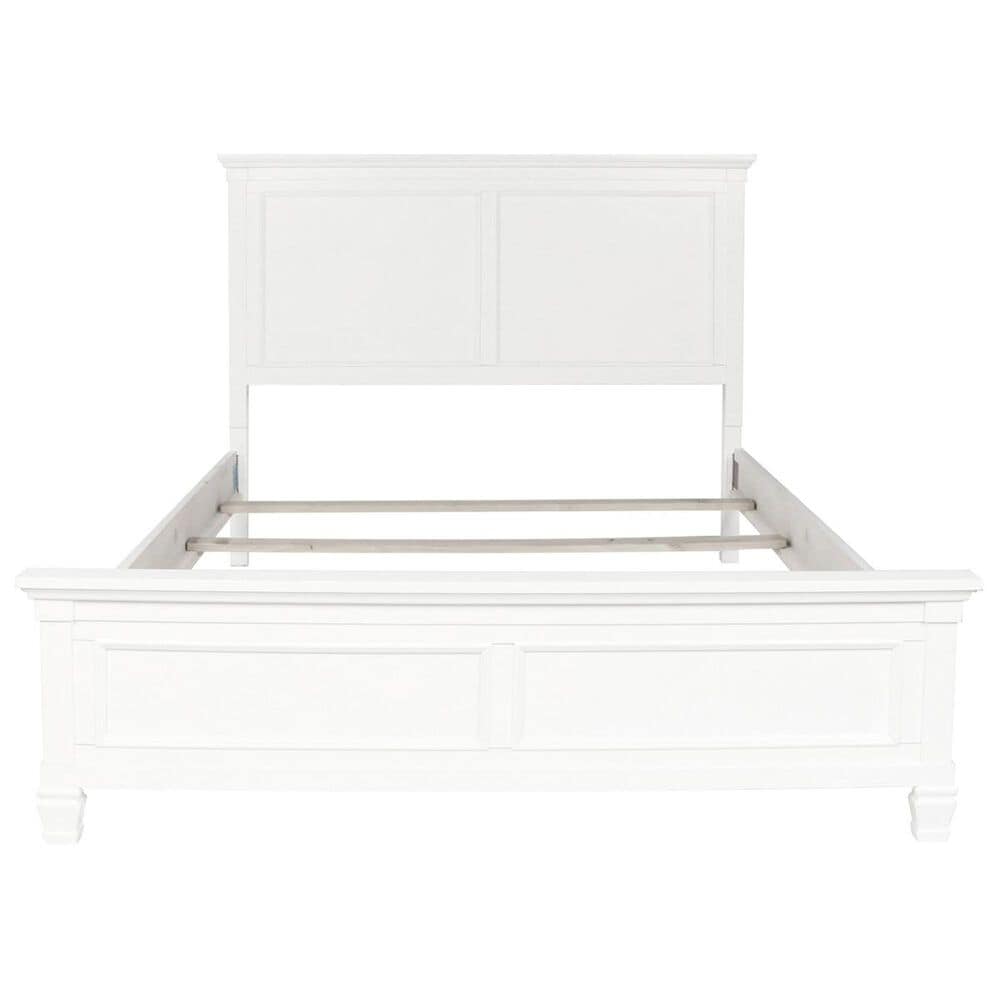 New Heritage Design Tamarack Full Panel Bed in White, , large