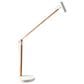 Adesso Crane LED Desk Lamp in Natural Ash Wood and White, , large