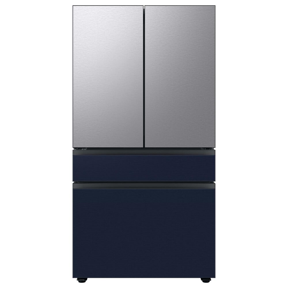 Samsung Bespoke 4-Door French Door Refrigerator Top Panel in Stainless Steel, , large