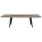 Nicolette Home Ryker Rectangular Dining Table in Black, Grey, and Aged Brass, , large