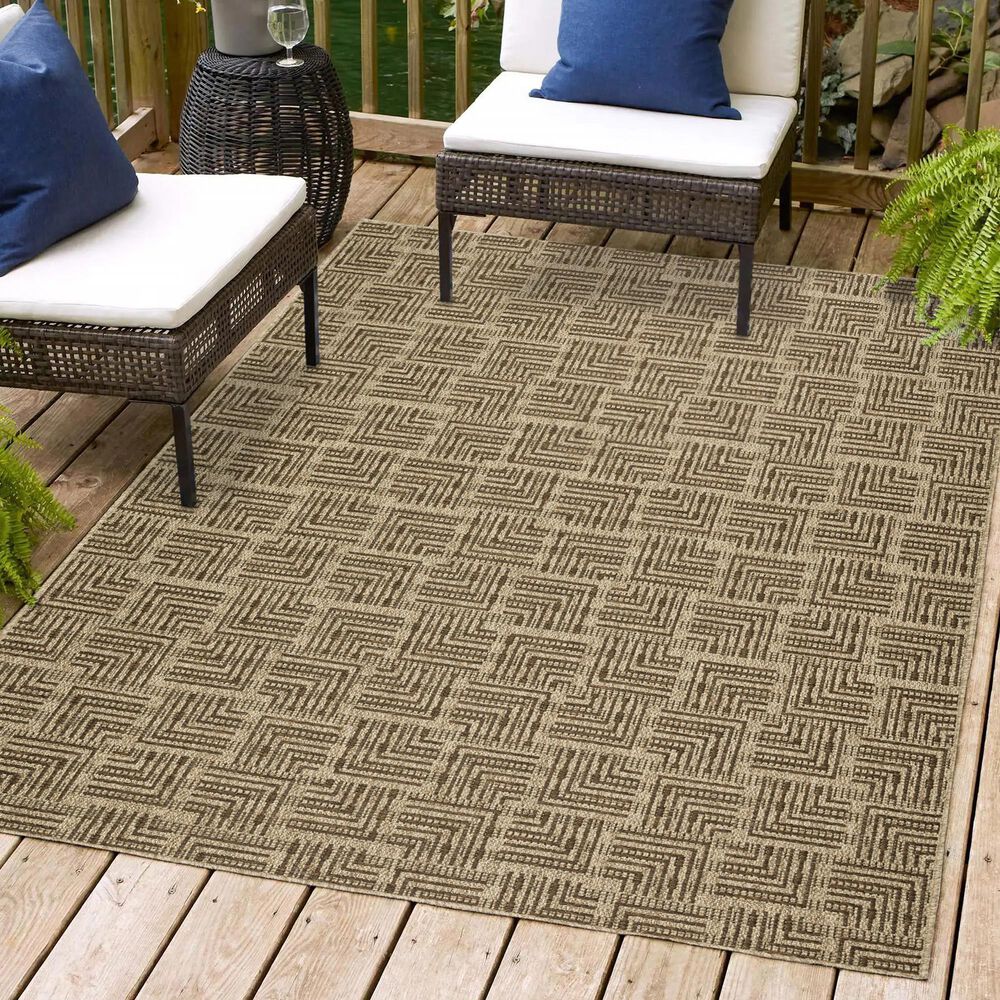 Dalyn Rug Company Bali BB10 10&#39; x 13&#39; Chocolate Indoor/Outdoor Area Rug, , large