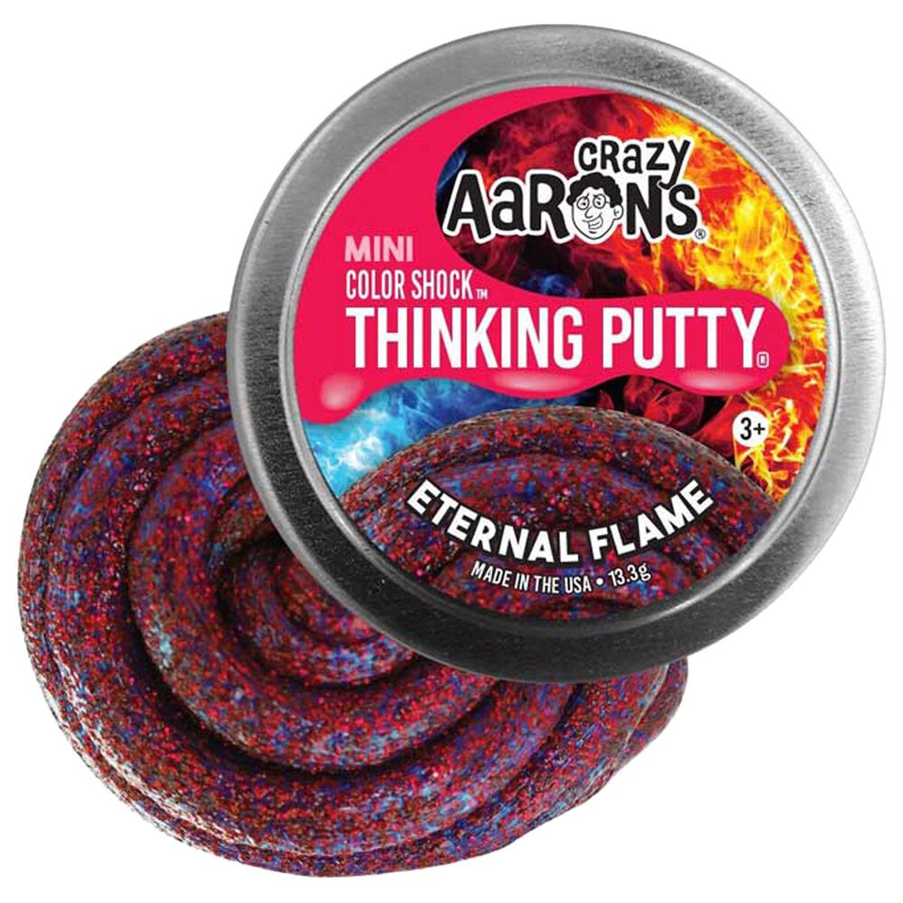 Crazy Aaron"s Mini Eternal Flame Thinking Putty in Red, , large