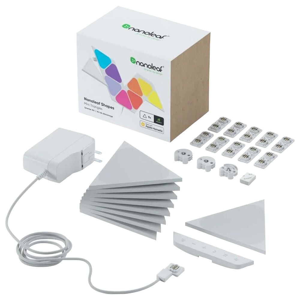 Nanoleaf Shapes - Mini Triangles Smarter Kit 9PK, , large