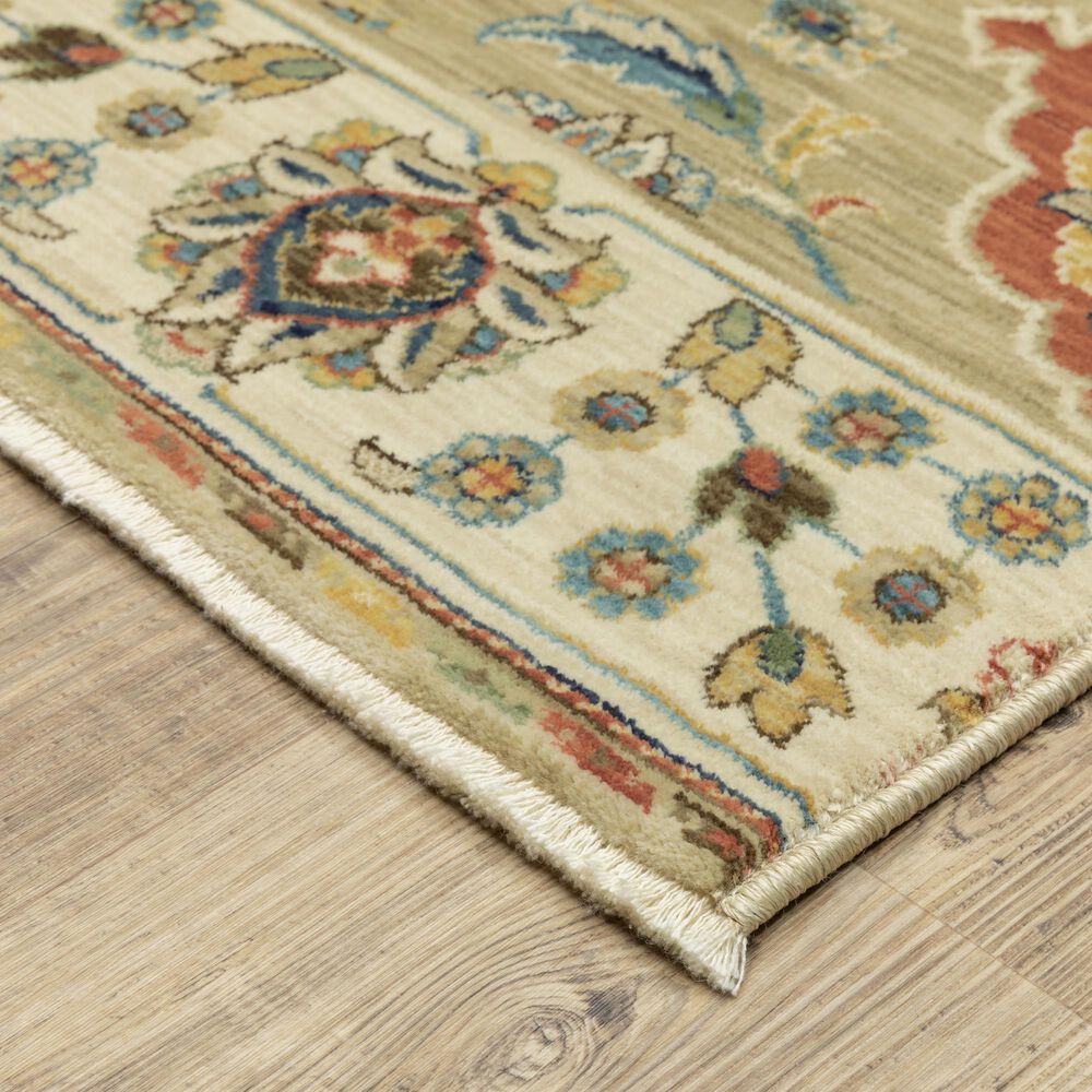 Oriental Weavers Francesca FR05D 2&#39; x 3&#39; Beige Area Rug, , large