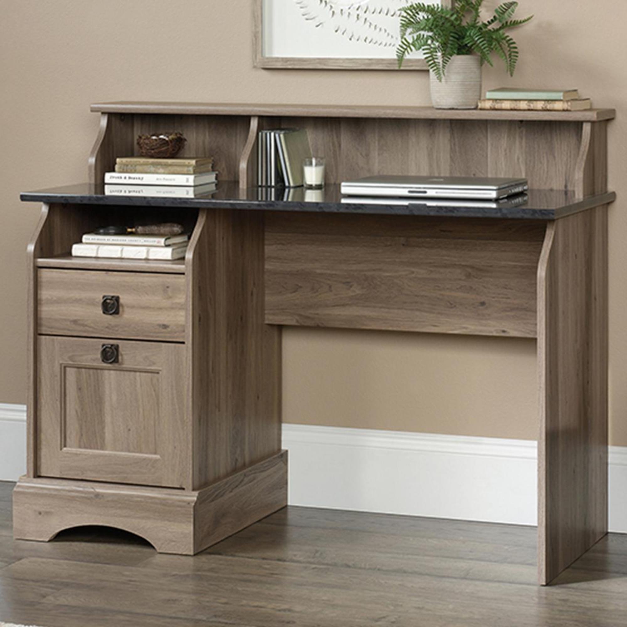 sauder salt oak graham hill desk