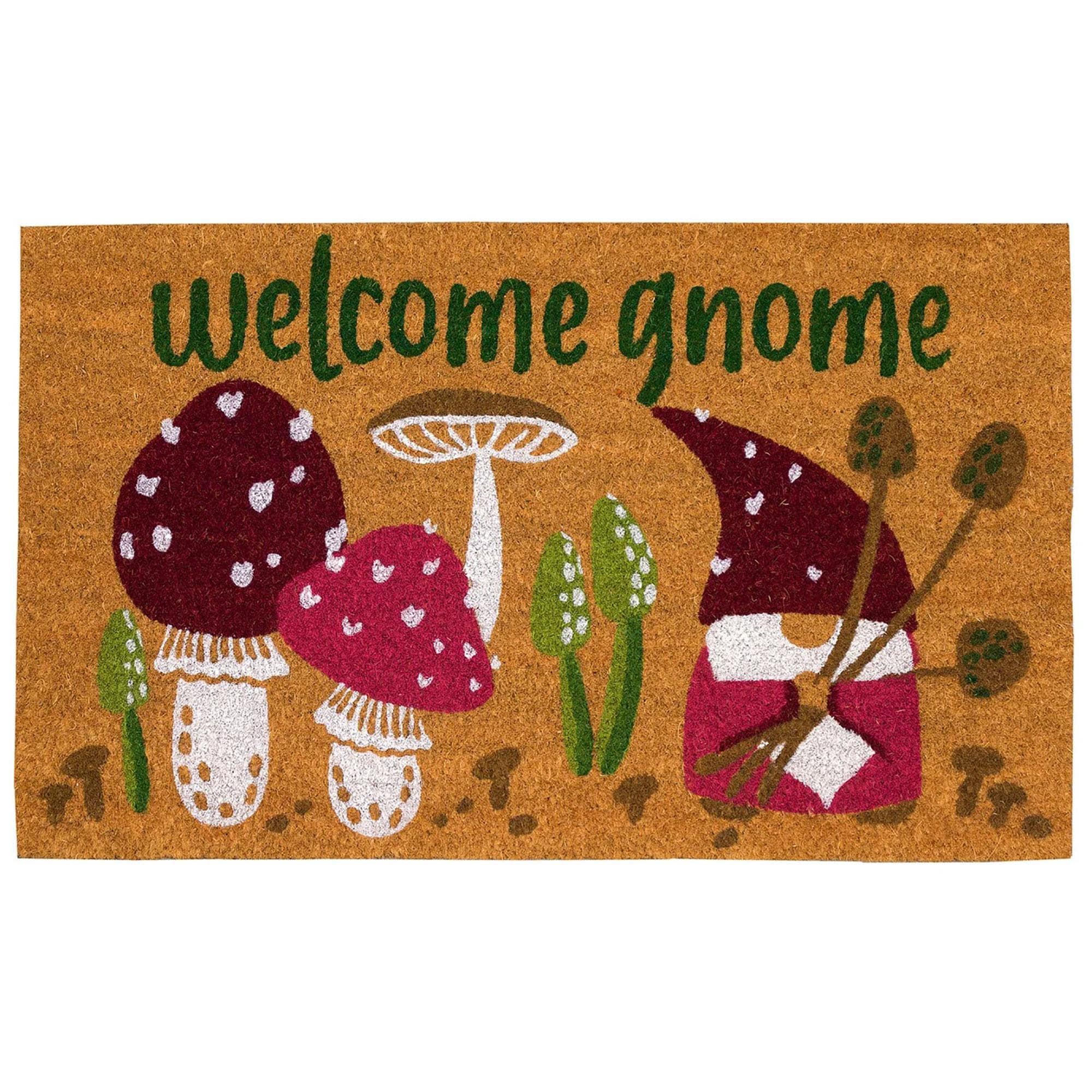 Mushroom Doormats, Indoor Outdoor Non Slip Durable Washable Floor