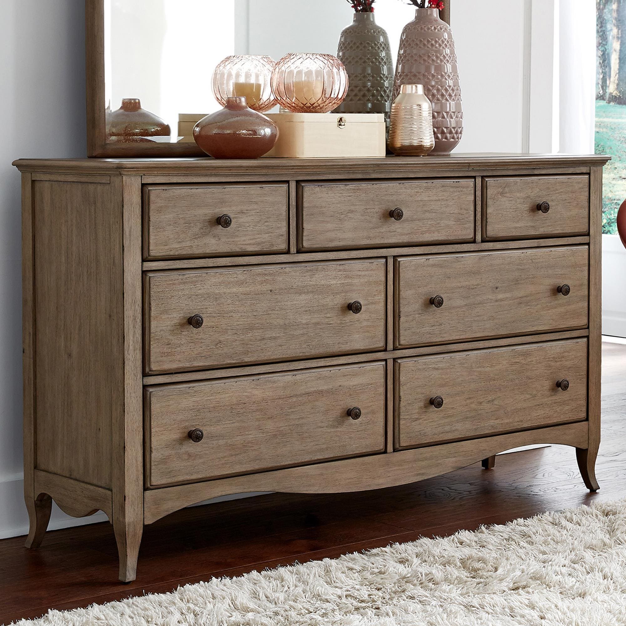 Riva Ridge Provence 7 Drawer Dresser in Patine | Shop NFM