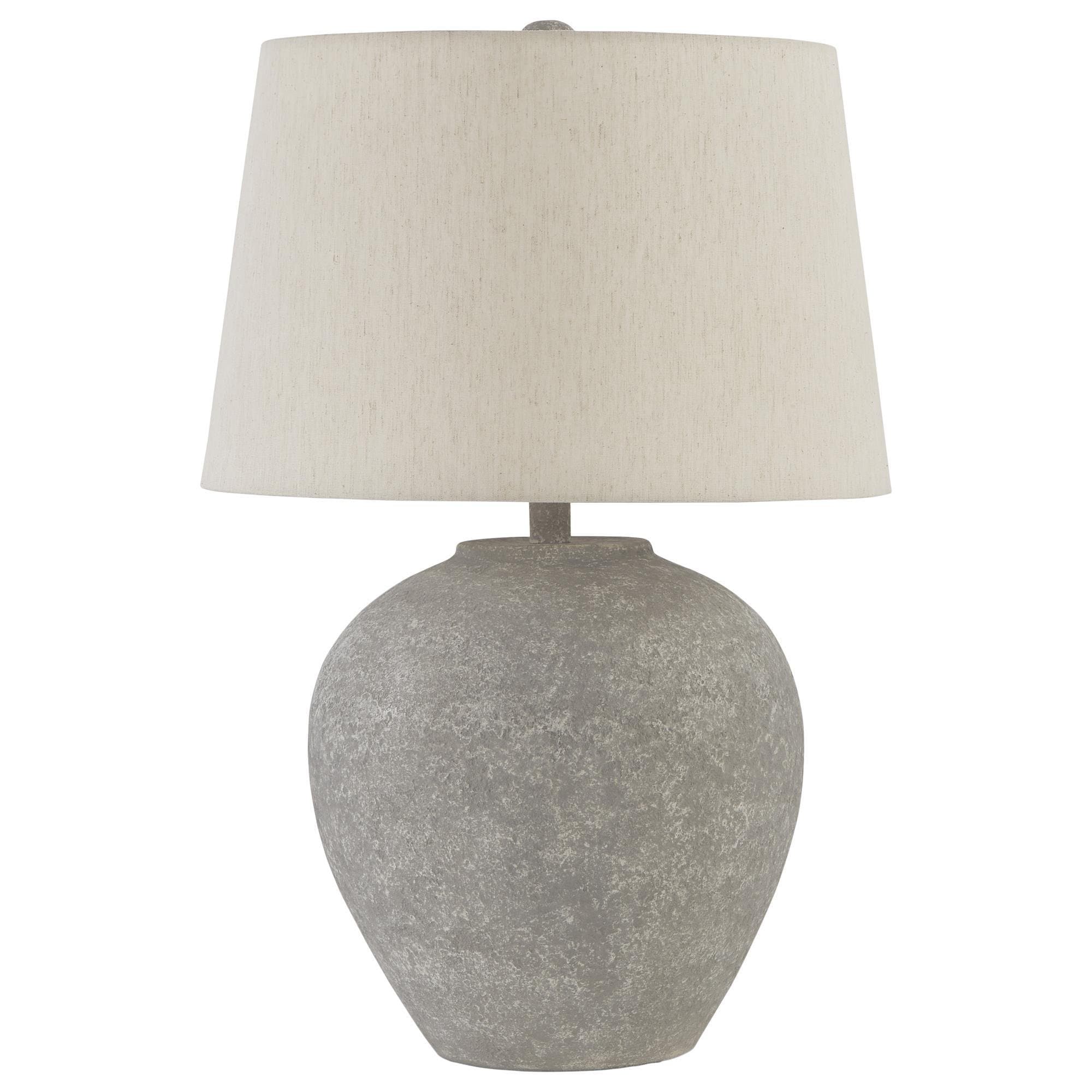 Signature Design by Ashley Dreward Table Lamp in Distressed Gray | NFM