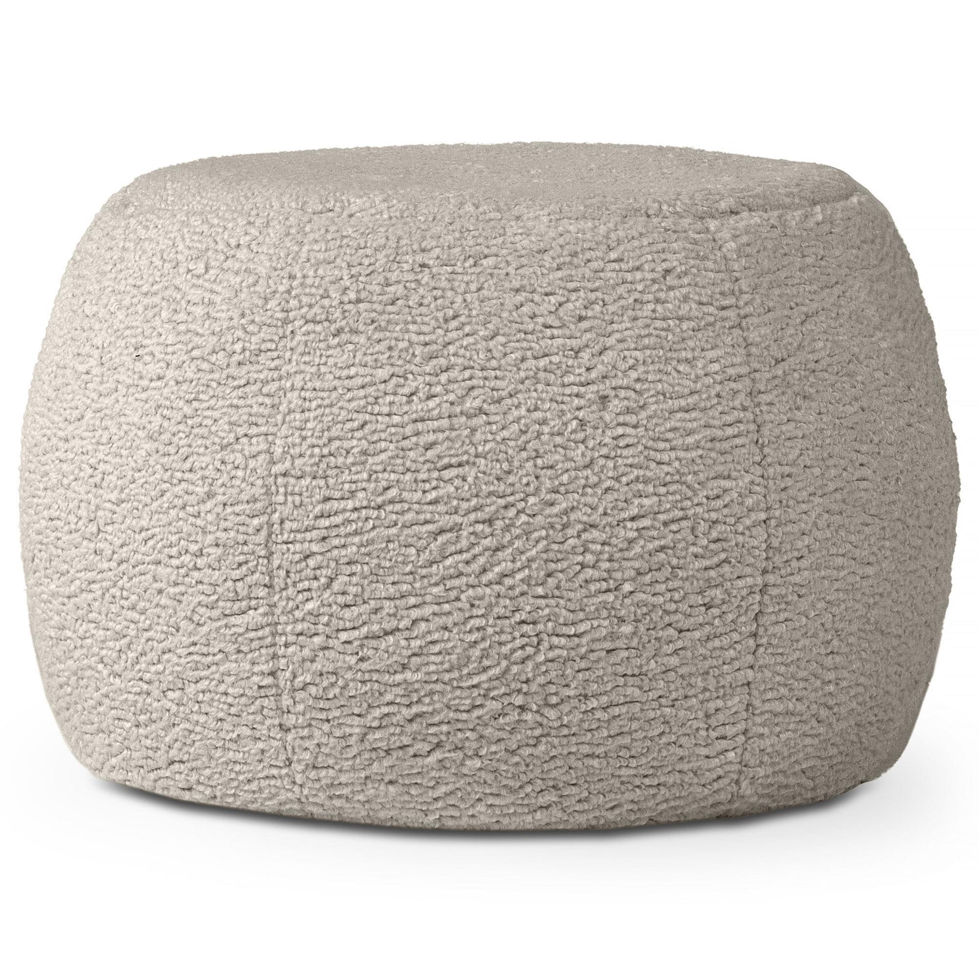 Nest Large Charcoal Pouf