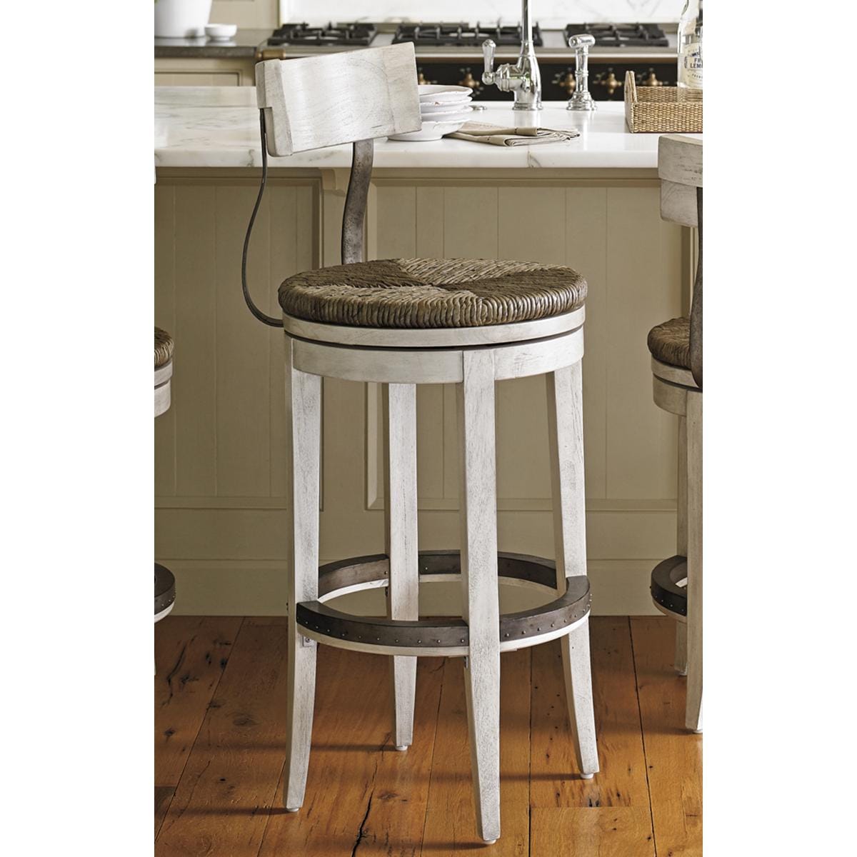 lexington oyster bay merrick swivel stool