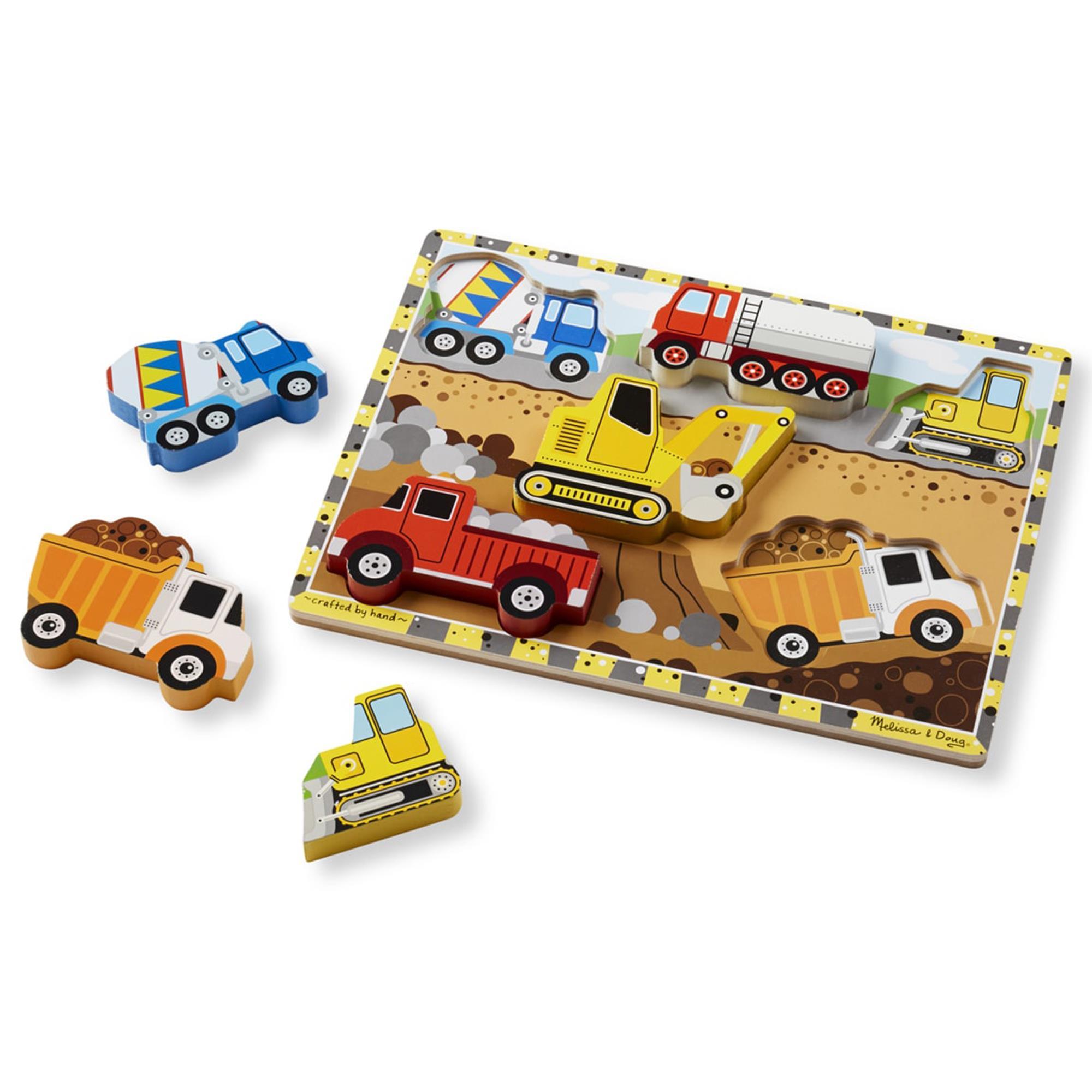 Melissa and doug construction hot sale set