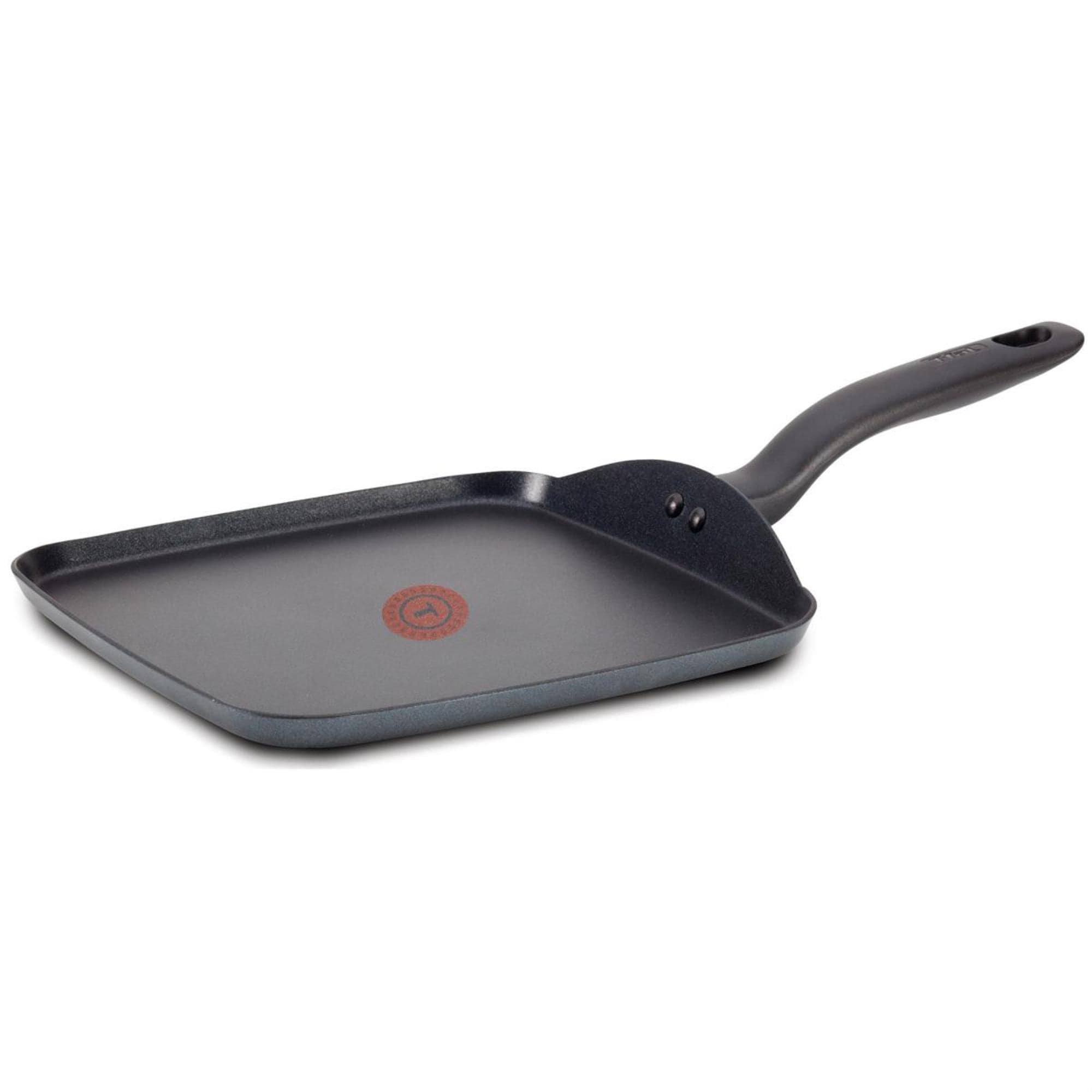 T-fal Specialty Ceramic Cookware, 10.25 Square Griddle, Black, G90013 