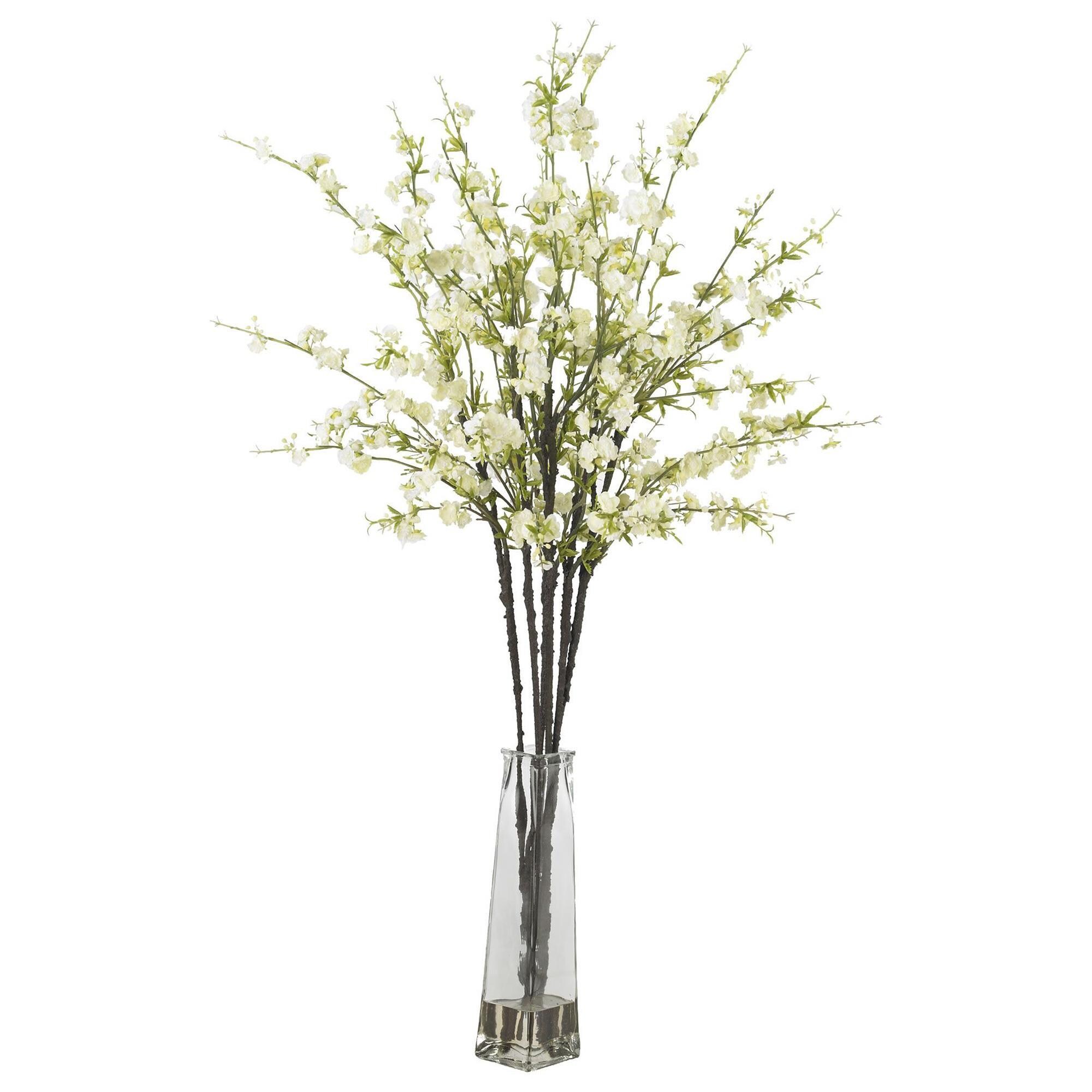 Nearly Natural Inc Cherry Blossom with Vase Silk Flower