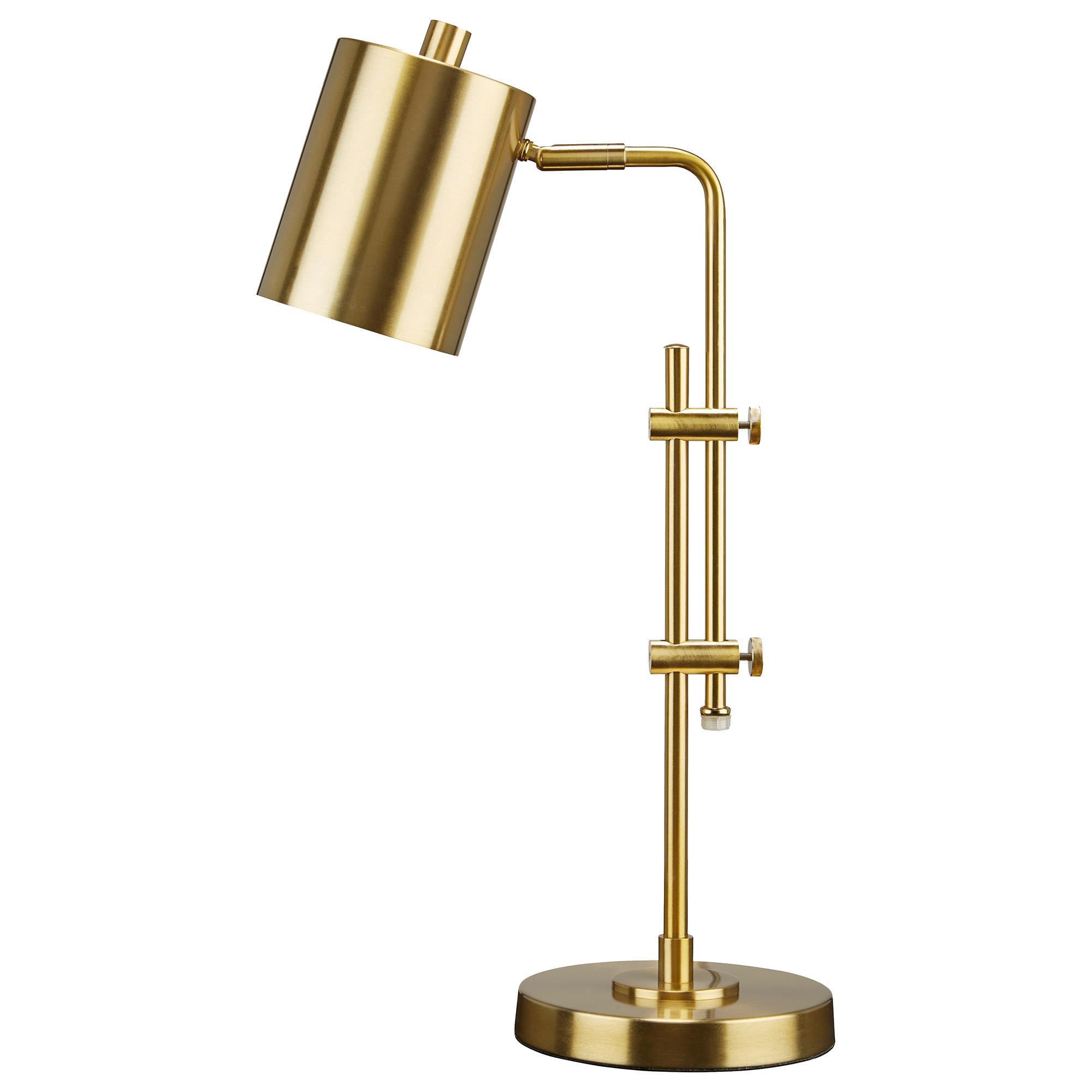 brushed gold desk lamp