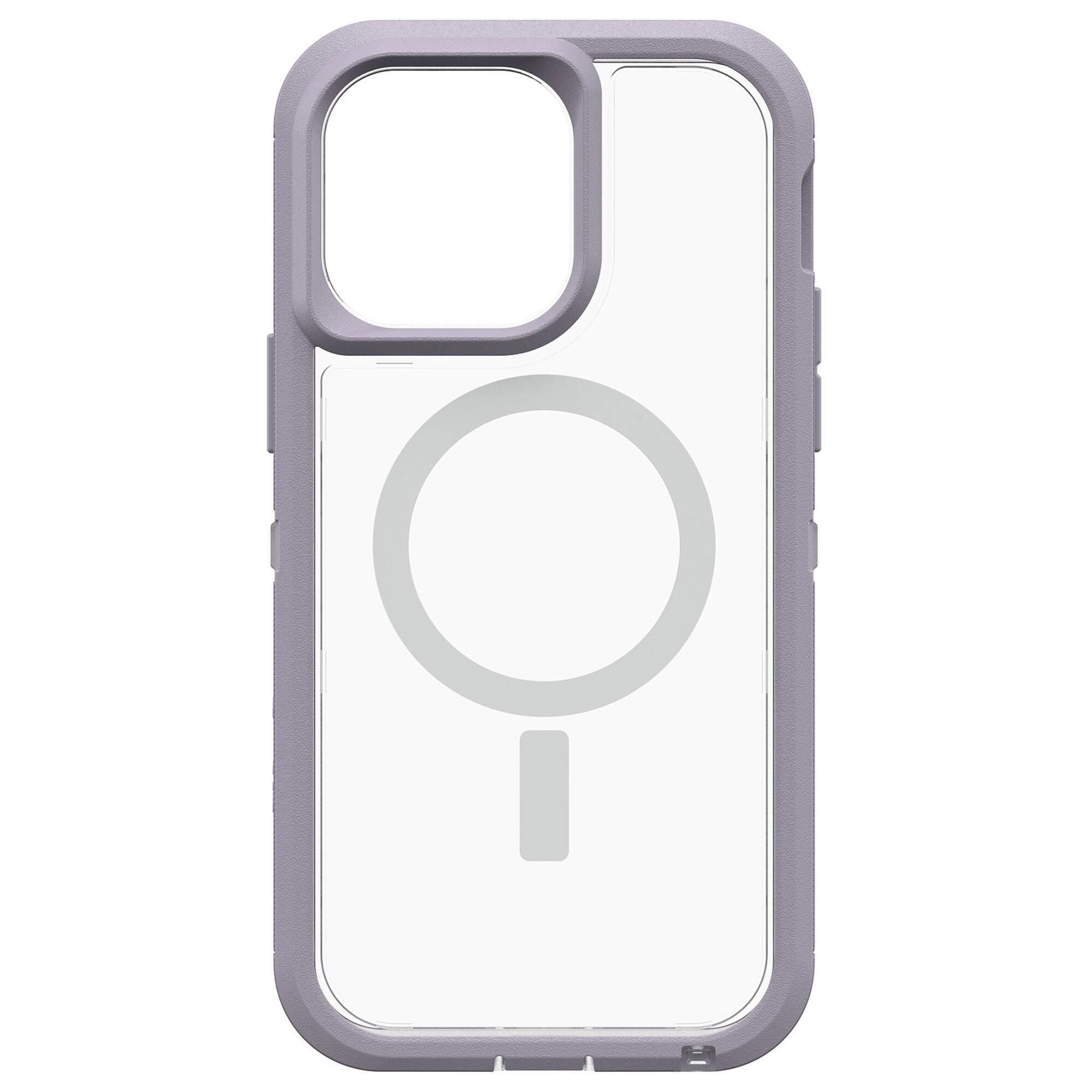 Otterbox - Defender Pro Xt Clear Magsafe Case For Apple Iphone 15 Plus /  Iphone 14 Plus - Orchid Advice 77-93299