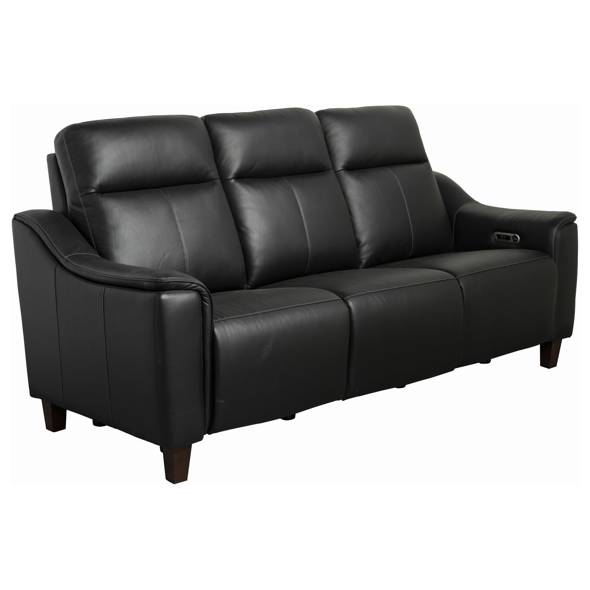 Flexsteel Latitudes Leather Power Reclining Sofa with Power Headrests | NFM