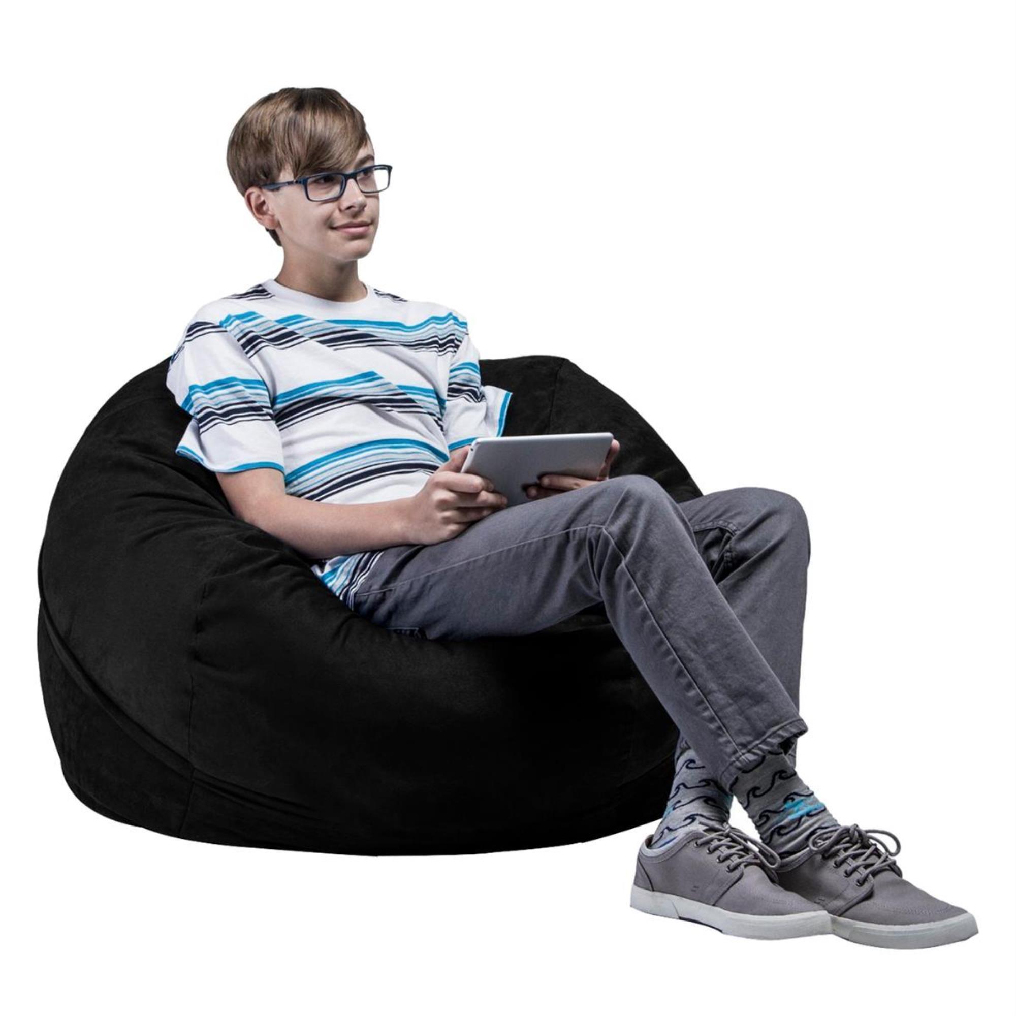 Round bean best sale bag ottoman