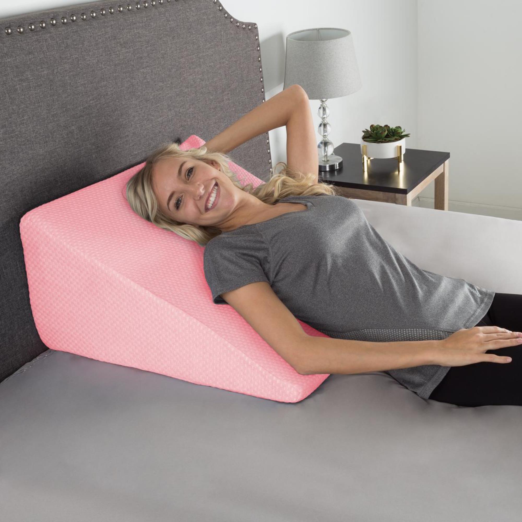 pink memory foam pillow