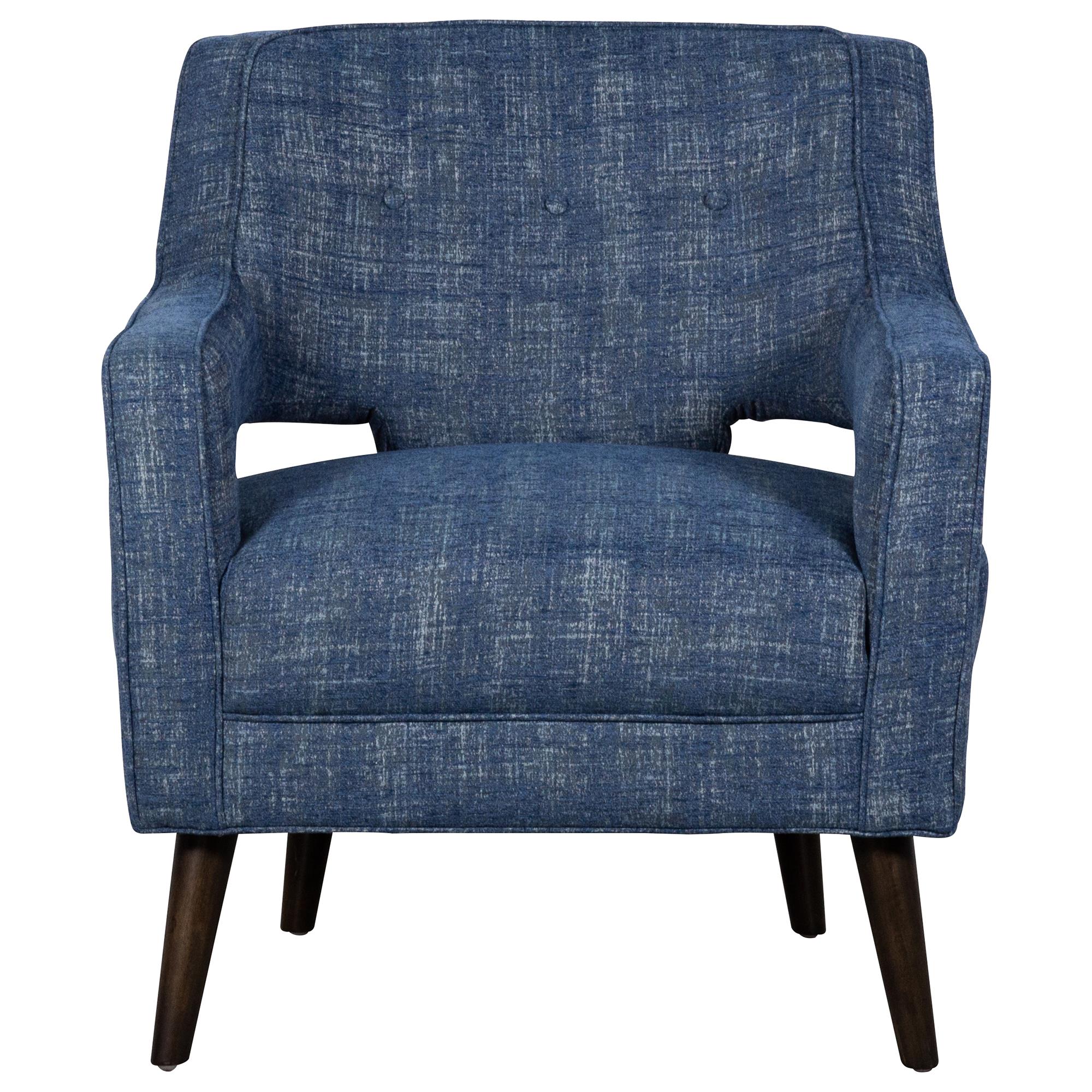 Trend Labs Fiona Accent Chair In Navy Blue Nebraska Furniture Mart