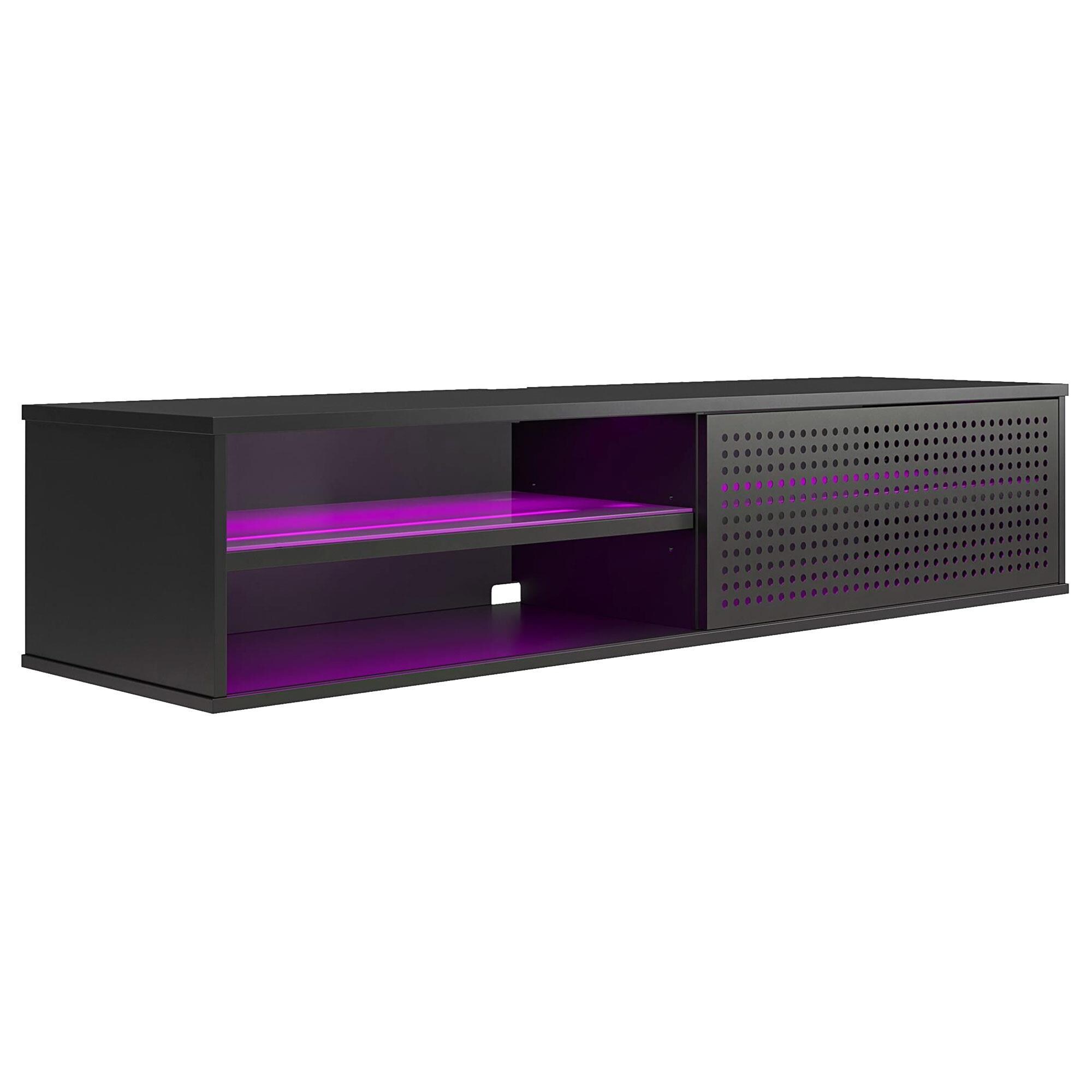 : NTENSE Falcon Youth Gaming TV Stand w/ARGB LED Lights