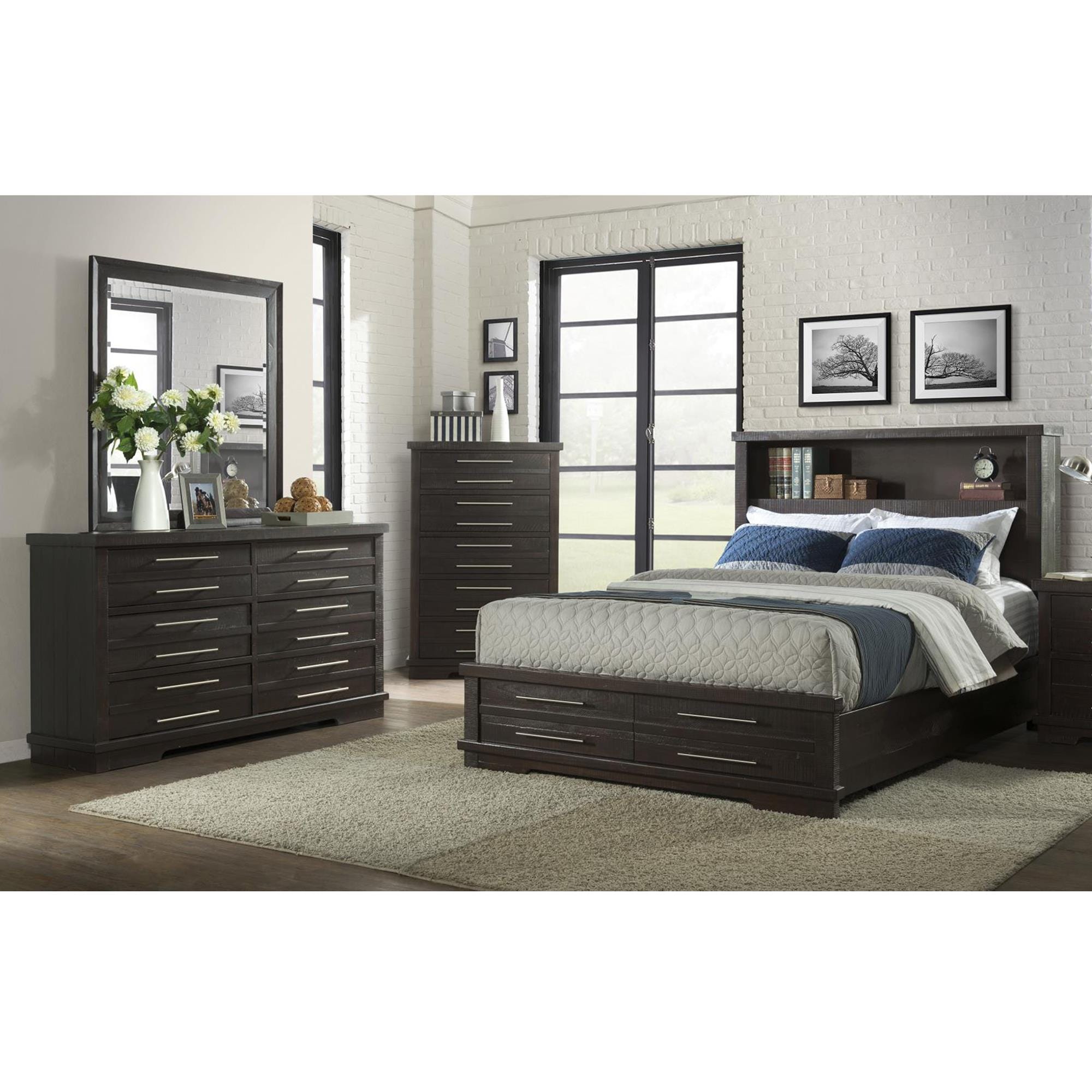 Martin Svensson Home Waterfront 3 Piece King Bedroom Set In Rustic Grey Nebraska Furniture Mart