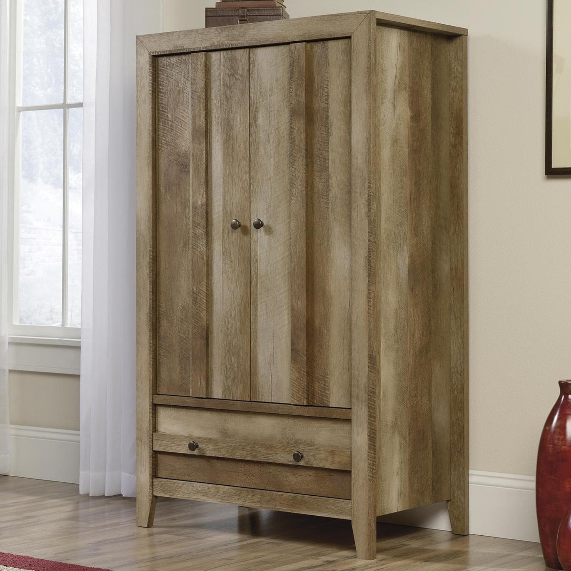 Best Buy: Sauder Storage Craft Armoire Dao A2 Dakota Oak 435249