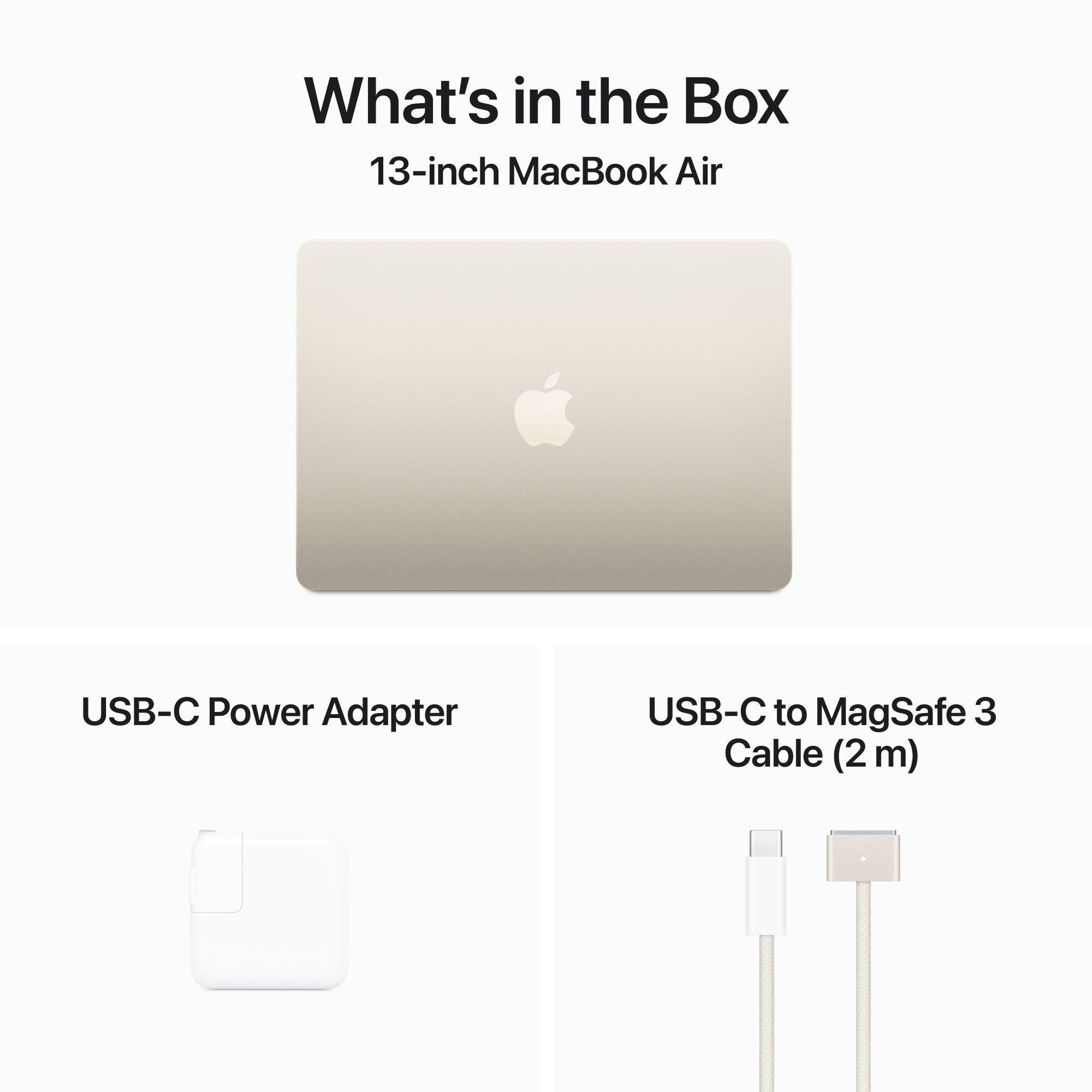 Apple 13-inch MacBook Air: Apple M3 chip with 8-core CPU and 10 