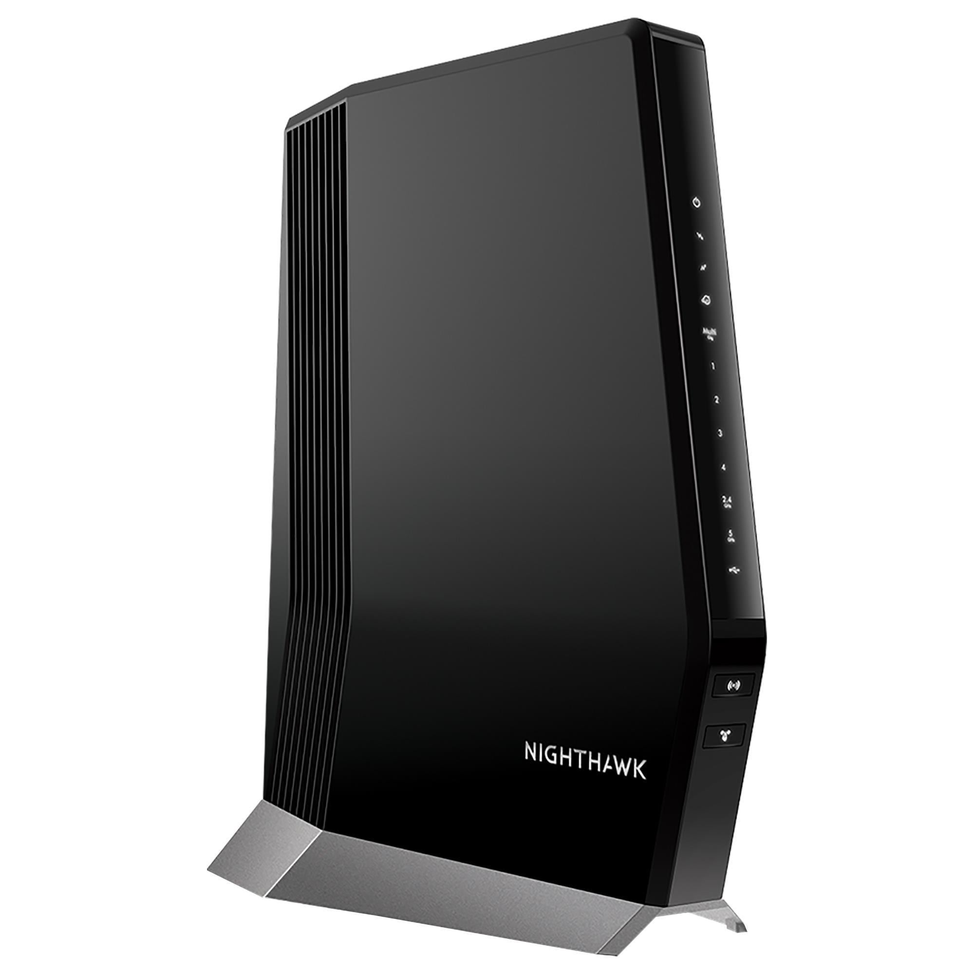 NETGEAR Nighthawk AX8 8-Stream Wi-Fi 6 Cable Modem Router in Black | NFM