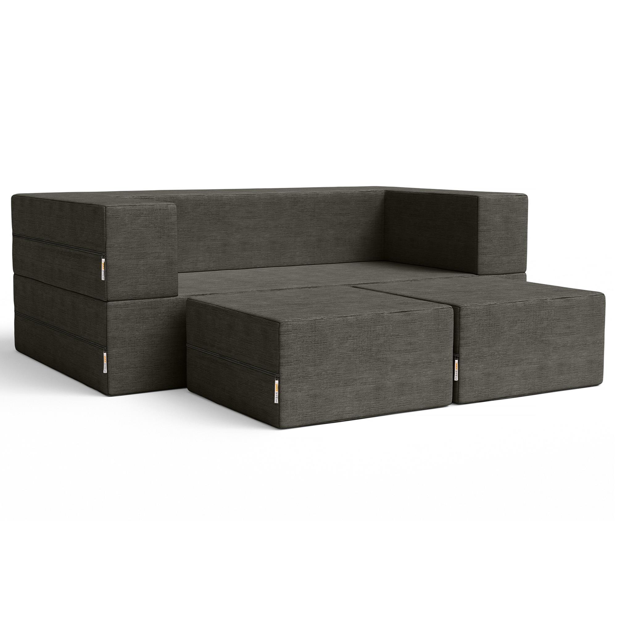 Serta Perfect Sleeper Convertible Sofa and Play Set – Modular Foam